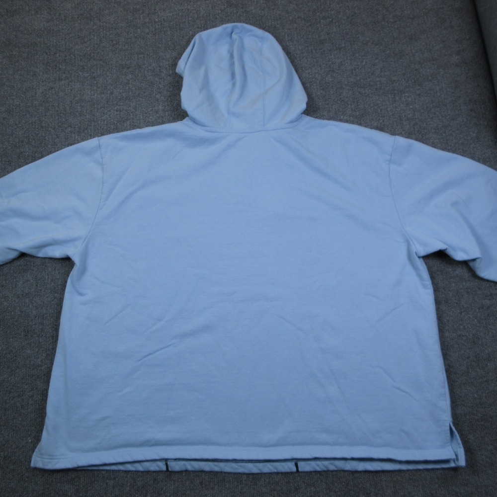 Peanuts Snoopy Woodstock Hoodie Womens 2X Blue Graphic Pullover Cartoon Y2K Cozy - Picture 7 of 10
